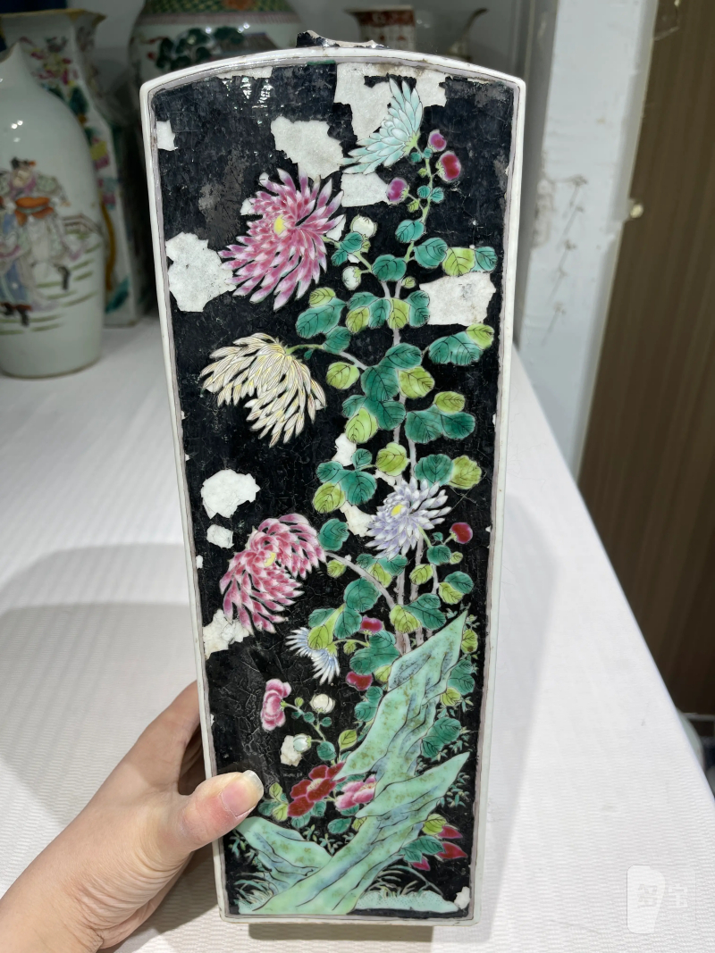 清代 粉彩花鸟纹瓶一组二十一件 - 图98